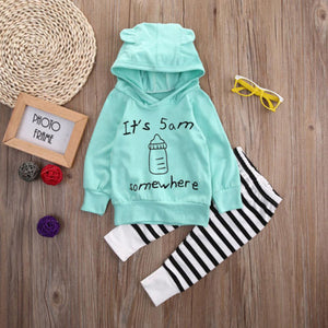 New Casual US Newborn Baby Kids Boy/ Girl Clothes Long Sleeve