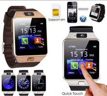 Load image into Gallery viewer, Bluetooth Smart Watch Mens Sports Smartwatch DZ09 Android Phone Call Relogio 2G GSM SIM TF Card Camera for Phone PK GT08 A1