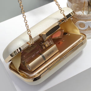 Ladies Evening Bag with Hasp Lock Women Clutch