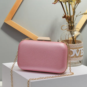 Ladies Evening Bag with Hasp Lock Women Clutch