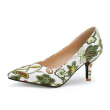 Load image into Gallery viewer, Women&#39;S High Heels Pumps Embroidery Flowers Chinese Style