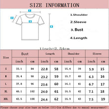 Load image into Gallery viewer, Pretty and cute Eye Lashes Red Lips Print Women t shirt  Summer Casual Short Sleeve O Neck