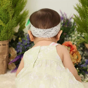 Infant Baby Bow Headband.