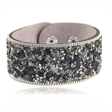 Load image into Gallery viewer, Stone Beacelets For Women Wrap Cuff Slake Leather Bracelets