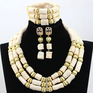 Traditional Coral Beads Jewelry Set