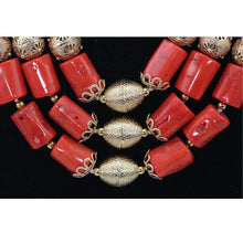 Load image into Gallery viewer, Traditional Coral Beads Jewelry Set