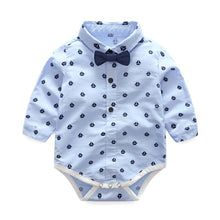 Load image into Gallery viewer, New Baby Boys Gentleman Formal Suit Long Sleeve Romper