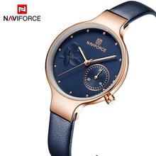 Load image into Gallery viewer, NAVIFORCE Women Fashion Blue Quartz Watch  2019