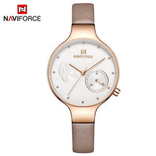 Load image into Gallery viewer, NAVIFORCE Women Fashion Blue Quartz Watch  2019