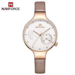 NAVIFORCE Women Fashion Blue Quartz Watch  2019