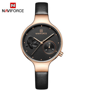 NAVIFORCE Women Fashion Blue Quartz Watch  2019