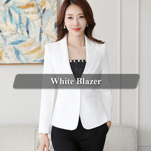 Load image into Gallery viewer, Lenshin High-quality Blazer Straight and Smooth Jacket Office Lady Style Coat Business Formal Wear Candy Color Heavy Tops