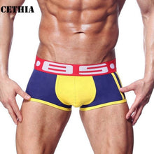 Load image into Gallery viewer, Men Boxer Trunks Gay Penis Pouch Home Sleepwear