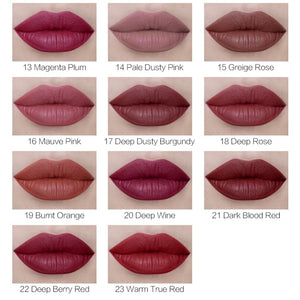 SACE LADY Matte Lipstick Makeup 23 Color Liquid Lipstick Red Nude Lip