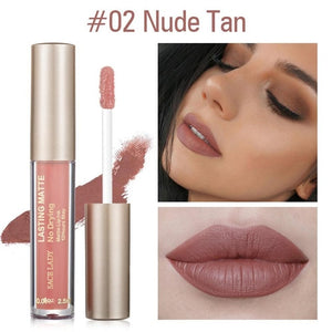 SACE LADY Matte Lipstick Makeup 23 Color Liquid Lipstick Red Nude Lip