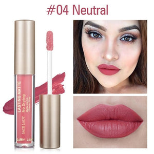 SACE LADY Matte Lipstick Makeup 23 Color Liquid Lipstick Red Nude Lip