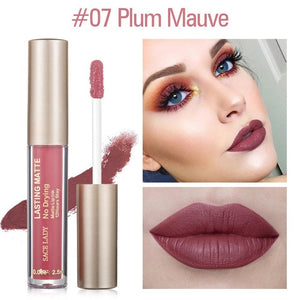 SACE LADY Matte Lipstick Makeup 23 Color Liquid Lipstick Red Nude Lip