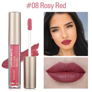 SACE LADY Matte Lipstick Makeup 23 Color Liquid Lipstick Red Nude Lip