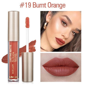 SACE LADY Matte Lipstick Makeup 23 Color Liquid Lipstick Red Nude Lip