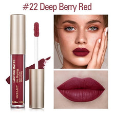 Load image into Gallery viewer, SACE LADY Matte Lipstick Makeup 23 Color Liquid Lipstick Red Nude Lip