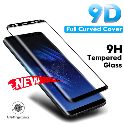 Tempered Glass Film For Samsung Galaxy Note 8 9 S9 S8 Plus S7 Edge 9D Full Curved Screen Protector For Samsung A6 A8 Plus 2018