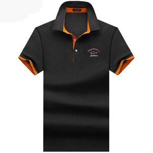 Men Polo Shirt Business & Casual Short Sleeve