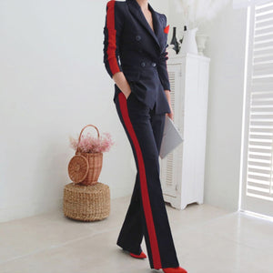 New arrival women high quality temperament fashion wild suit slim pant comfortable thick warm trend outdoor office pant suits