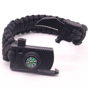 Braided Bracelet Men Multi-function Paracord Survival Bracelet