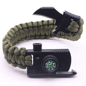 Braided Bracelet Men Multi-function Paracord Survival Bracelet