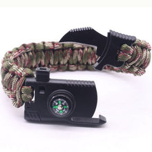 Load image into Gallery viewer, Braided Bracelet Men Multi-function Paracord Survival Bracelet