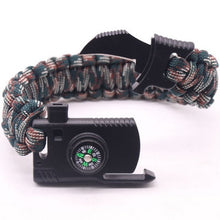 Load image into Gallery viewer, Braided Bracelet Men Multi-function Paracord Survival Bracelet