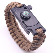 Load image into Gallery viewer, Braided Bracelet Men Multi-function Paracord Survival Bracelet