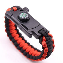 Load image into Gallery viewer, Braided Bracelet Men Multi-function Paracord Survival Bracelet