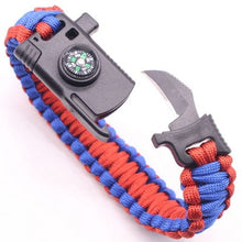 Load image into Gallery viewer, Braided Bracelet Men Multi-function Paracord Survival Bracelet