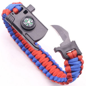 Braided Bracelet Men Multi-function Paracord Survival Bracelet