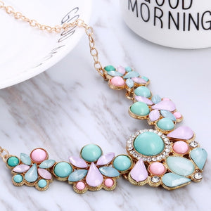 Multicolor Clavicle Chain Necklace