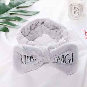 Coral Fleece Soft Bow Headband