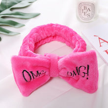 Load image into Gallery viewer, Coral Fleece Soft Bow Headband