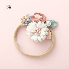 Load image into Gallery viewer, BalleenShiny Fashion Florals Headband Newborn Baby Elastic Princess Hairbands