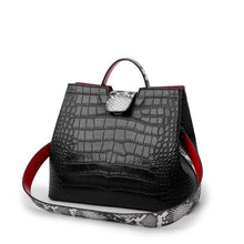 Load image into Gallery viewer, High Quality Sexy Boa Pattern Embossed Leather Lady Shoulder Crossbody Handbags Designer Women Messenger Totes Bag New