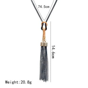 Tassel Long Chain Necklace