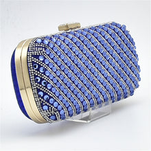 Load image into Gallery viewer, New Arrival Blue Color Ladies Shoes with Matching Bags Set Italian Ladies Shoes and Bags