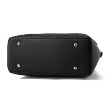 Load image into Gallery viewer, Fashion Women Handbags Tassel PU Leather Totes Bag Top-handle Embroidery