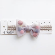 Load image into Gallery viewer, Baby Girls Bowknot Crown Headband Lace Elastic Princess Hair Band Fashion New Style Children Kids