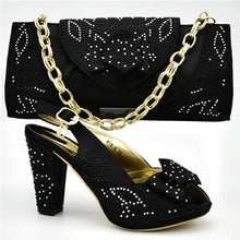 Load image into Gallery viewer, New Arrival Italian Matching Shoe and Bag Set  Nigerian Women Shoes and Bag Set