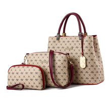 Load image into Gallery viewer, Three-piece Luxury Handbags Women Bags Designer  Leather