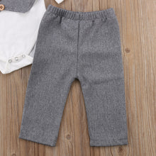 Load image into Gallery viewer, Newborn Baby Boys Gentleman Outfits With Bow  Suits