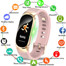 Load image into Gallery viewer, BANGWEI Women Smart Watch LED Waterproof Smart Watch Men Heart Rate Blood Pressure Sport Watch Pedometer Clock For Android iOS