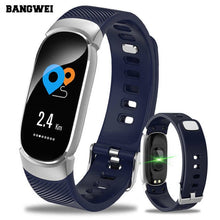 Load image into Gallery viewer, BANGWEI Women Smart Watch LED Waterproof Smart Watch Men Heart Rate Blood Pressure Sport Watch Pedometer Clock For Android iOS