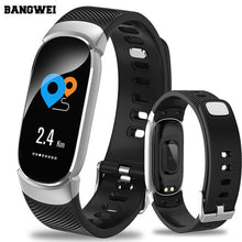 Load image into Gallery viewer, BANGWEI Women Smart Watch LED Waterproof Smart Watch Men Heart Rate Blood Pressure Sport Watch Pedometer Clock For Android iOS